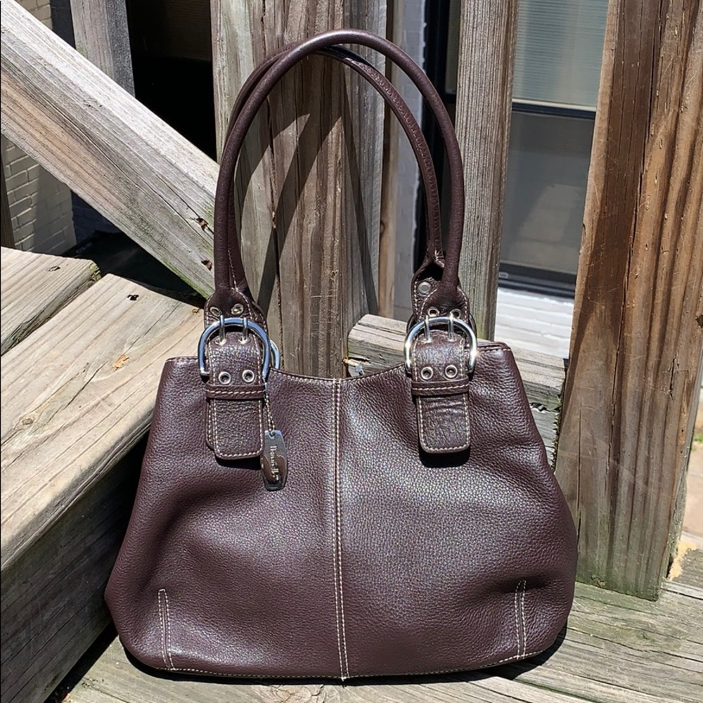 Tignanello medium sized chocolate brown bag